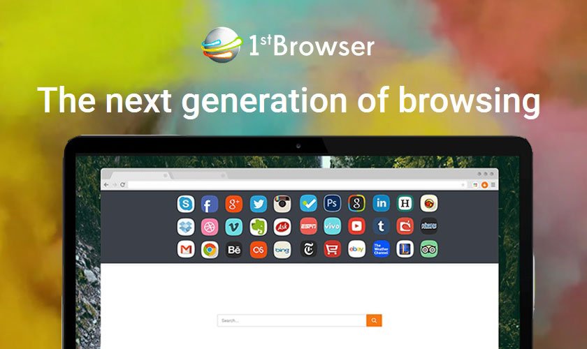 1st Browser Free Download Dashboard Image