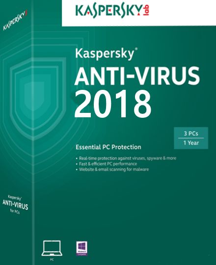 Kaspersky Anti-Virus 2018 Free Download logo image