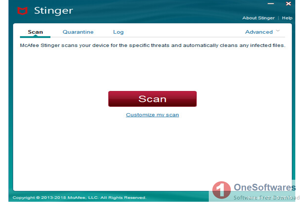 McAfee Labs Stinger 12.1.0.3218 Free Download